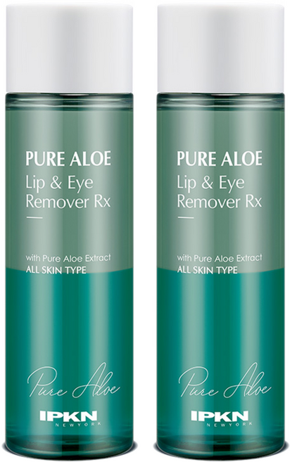 IPKN 純蘆薈眼唇卸妝液 RX, 155ml, 2個