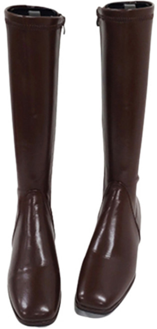 미스제인 여성용 턴업 로우힐 롱부츠 2cm