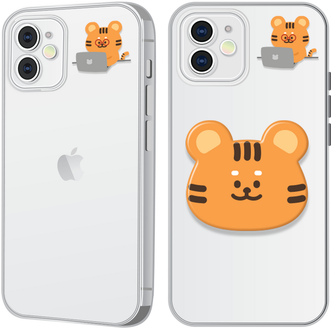 hottmall 筆電 Hoya 印花手機殼 + 智慧支架組合