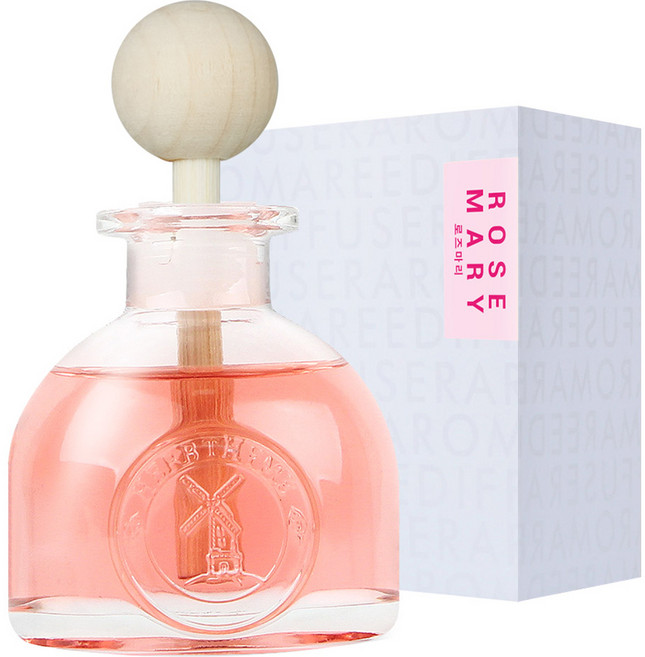 허브타임 퍼퓸 플러스 차량용 디퓨저 60ml 본품, 로즈마리, 1개