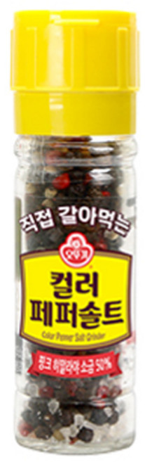 오뚜기 직접 갈아먹는 컬러페퍼솔트, 70g, 1개