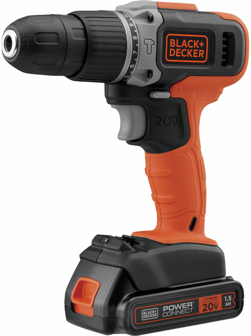 블랙앤데커 20V MAX 햄머 드릴 세트 EBCD704K, 1세트