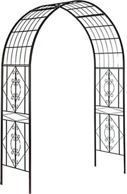 HorTus Garden 復古大型花園拱門 180cm N056, 黑色