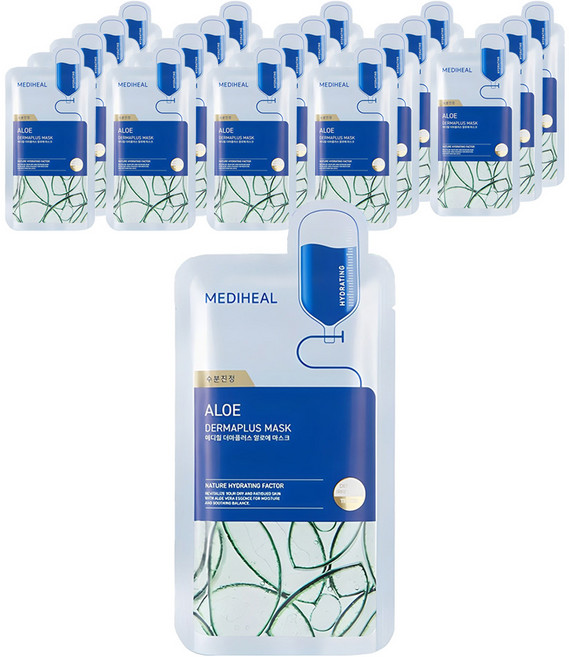메디힐 더마플러스 알로에 마스크, 10개입, 2개