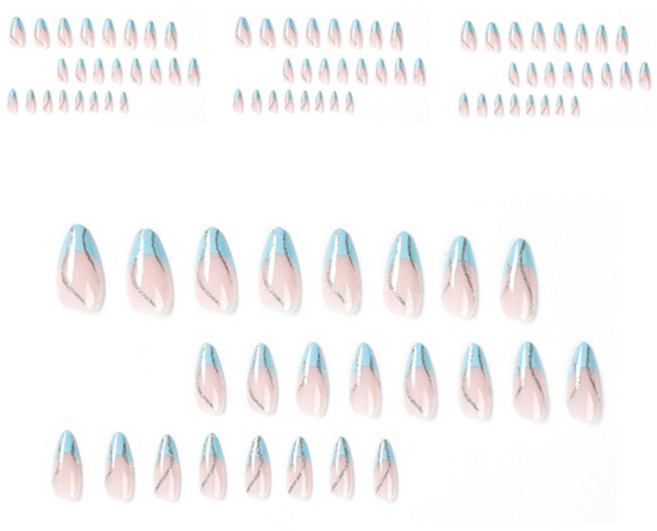 마켓감성 퐁당 네일 팁 24p 세트, 11, 4세트