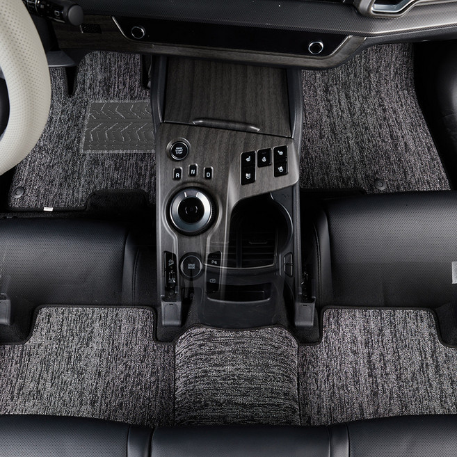 메이튼 두께 5mm 마이크로합사 뉴 코일매트 자동차 확장형 1열＋2열 풀세트, 기아 K5 DL3 가솔린 / LPG 2019년 12월, 그레이