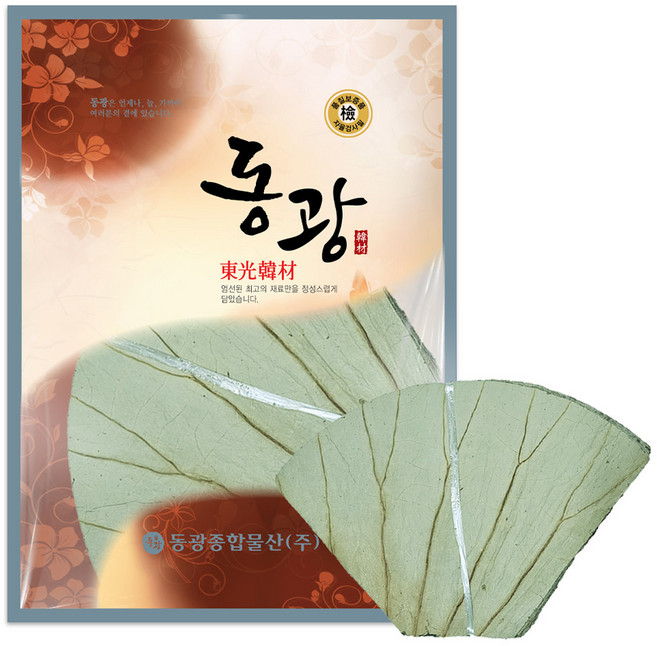 동광한방몰 연잎밥용 연잎, 1개, 300g