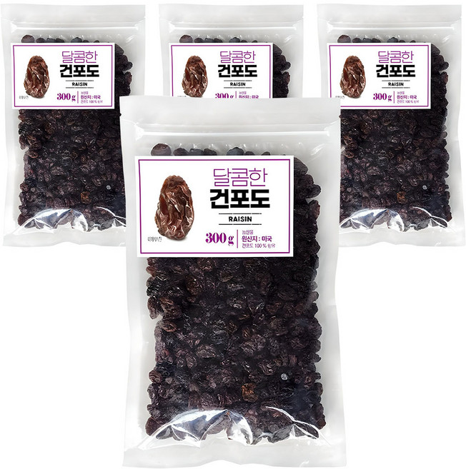 해맑음 달콤한 건포도, 4개, 300g