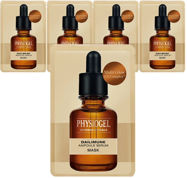 피지오겔 사이언수티컬즈 데일리뮨 앰플 세럼 마스크팩, 1개입, 5개 - 쿠팡