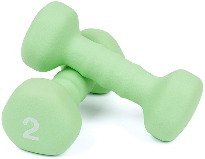 코멧 논슬립 삼각 아령, 2kg, 2개
