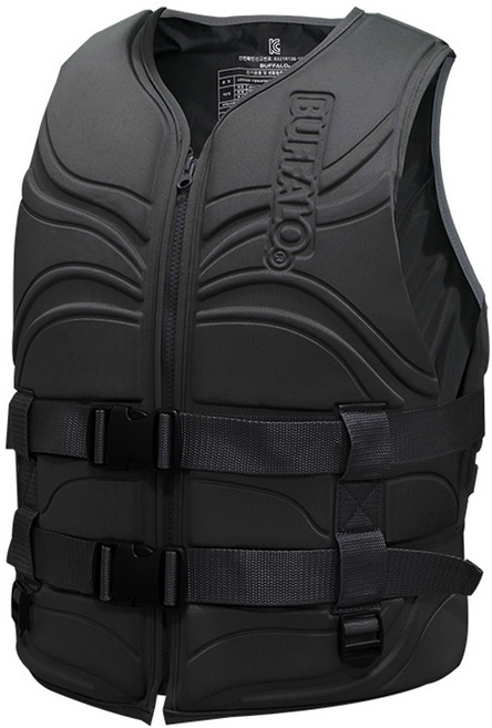 버팔로구명조끼 프리미엄 접이식 물놀이용품, 블랙