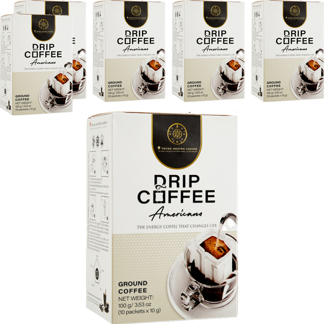 쭝웬레전드 드립커피 아메리카노, 10개입, 6개, 10g