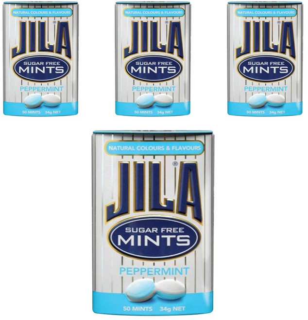 JILA 페퍼민트캔디, 34g, 4개