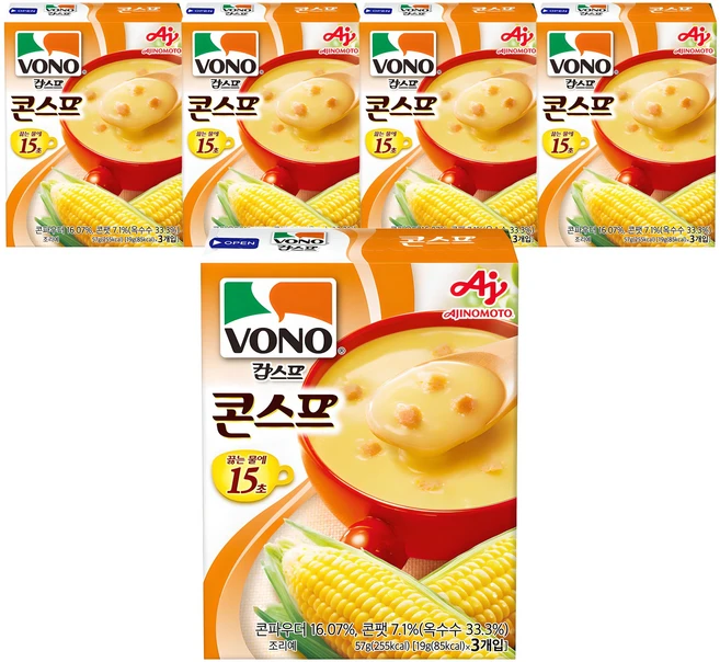 보노 콘스프, 57g, 5개 - 쿠팡