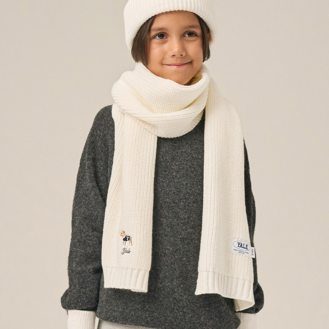 예일키즈 주니어 아동용 핸섬댄 니트 머플러 RKYMPW002