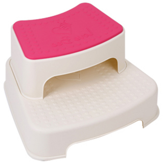 러비 2단 유아 디딤대, 바닐라 마젠타 + 바닐라, 1개