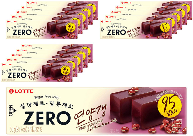 롯데제로 연양갱 16p, 800g, 1개