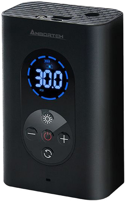 ANBORTEH 安伯特 小鋼炮無線打氣機 LED照明 USB充電, 黑色, 1台