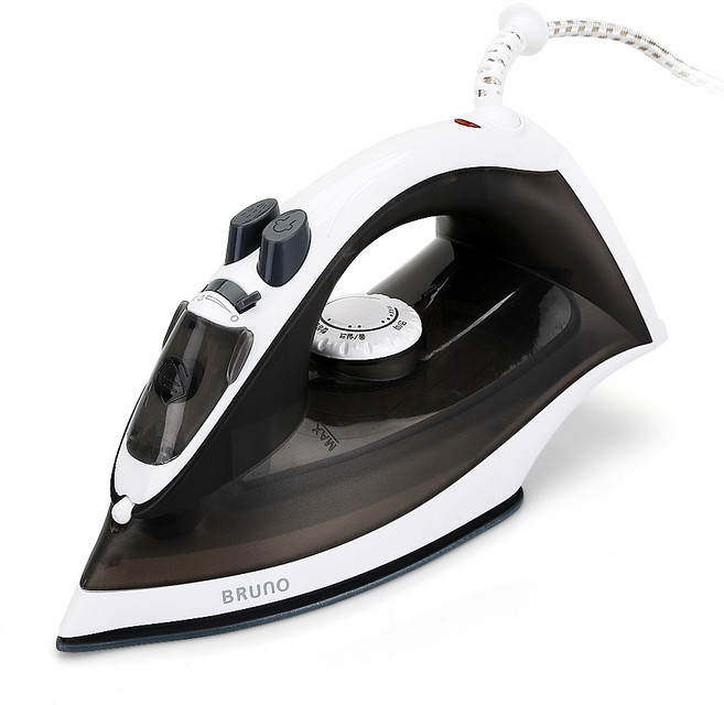 BRUNO 세라믹코팅 스팀다리미, BSI-2215S, Gray