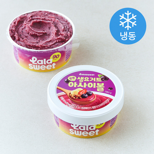 라라스윗 생요거트 아사이볼 (냉동), 1개, 1개입, 150ml