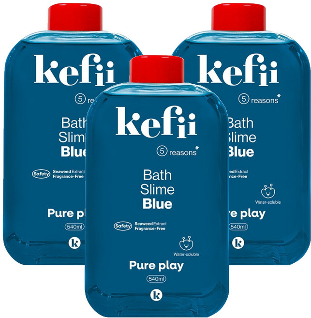 케피 배쓰슬라임 블루, 540ml, 3개