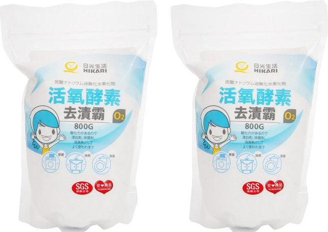 HIKARI 日光生活 活氧酵素去漬霸, 800g, 2包