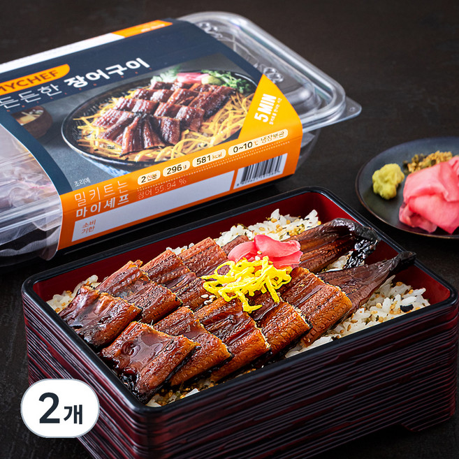 MYCHEF 든든한 장어구이 2인분, 296g, 2개
