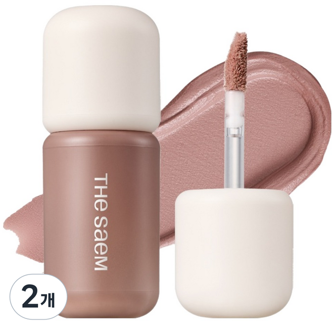 더샘 커버 퍼펙션 립 컨실 베이스, 01 빈 베이지, 2개