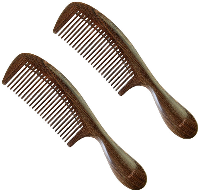 아리코 고급 나무 헤어브러쉬 2호, 2개