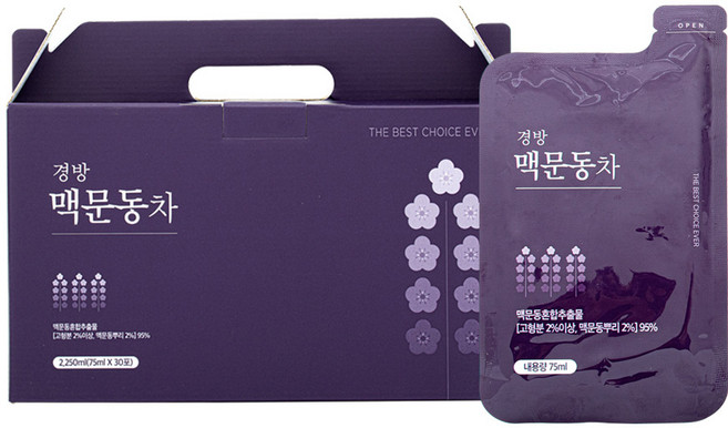 경방신약 맥문동차, 2.25L, 1개