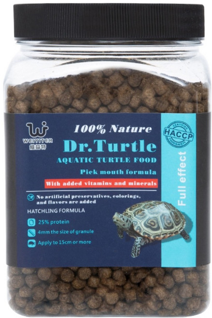 WEIYITER 維益特 水龜挑嘴全效浮水飼料, 1000g, 1罐