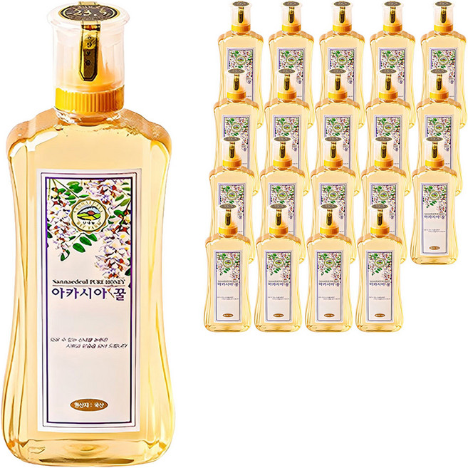 산내들농원 프리미엄 아카시아꿀, 500g, 20개
