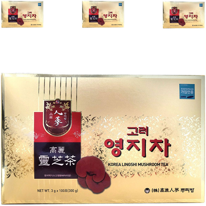 뿌리방 고려영지차, 3g, 100개입, 4개