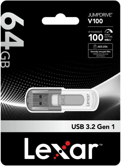 렉사 V100 USB 3.2 Gen 1 메모리, 64GB