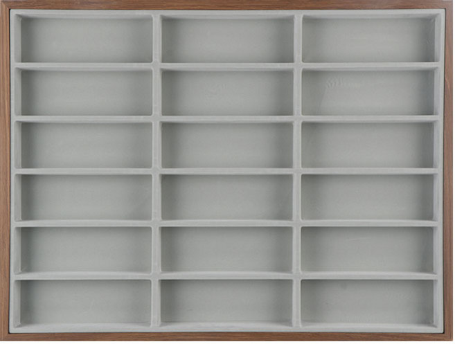 우드 안경 진열대 18칸, 혼합색상, 1개