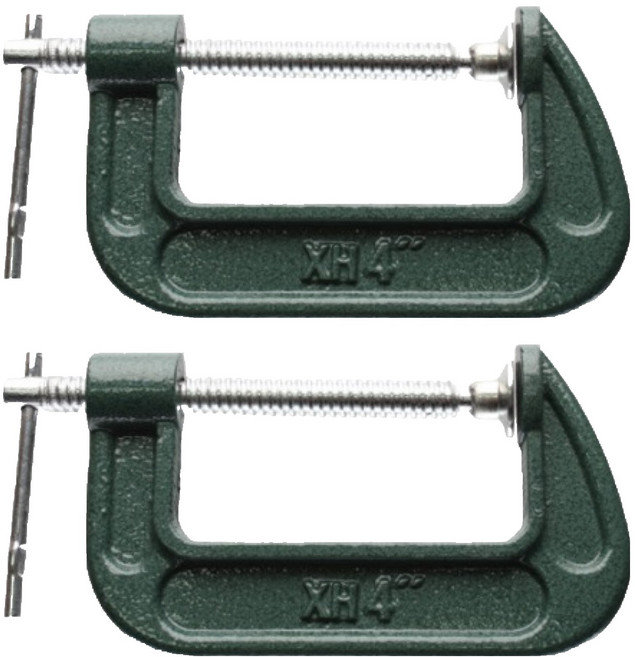 키모스리빙 C형 고급 클램프 23.4 x 11.7 cm, 2개