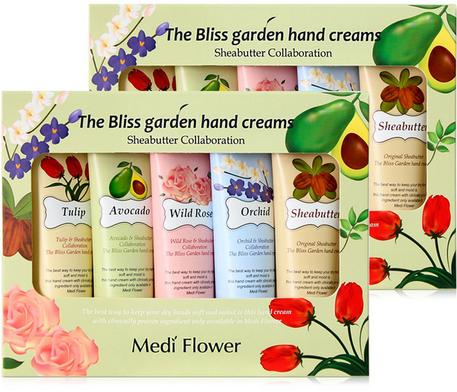 MediFlower 秘密花園護手霜 5種組, 250g, 2盒