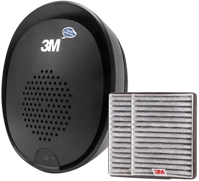 쓰리엠 차량용 공기청정기 플러스 블랙 + 교체 필터 2p, 공기청정기(PN38816), 필터(PN38716)