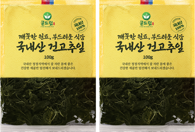 굳드림 건고추잎, 2개, 100g