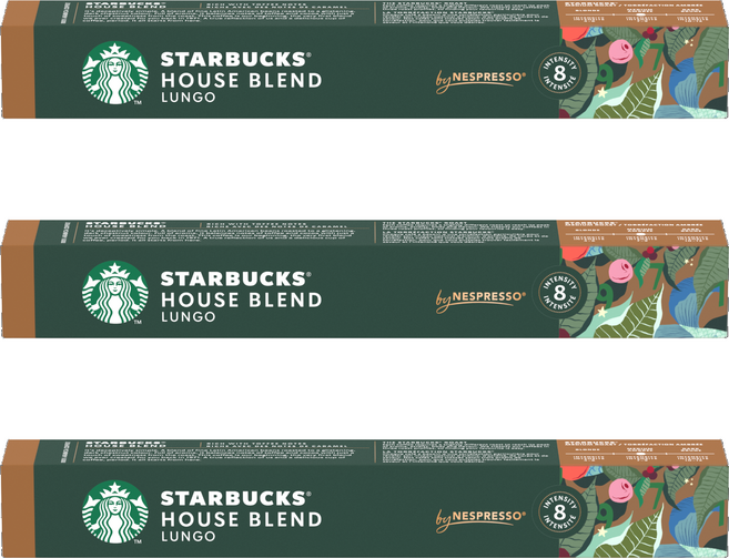 스타벅스 하우스 블렌드 by 네스프레소 캡슐커피, 5.7g, 10개입, 3개