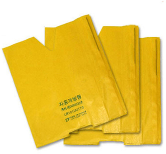 호미닷컴 복숭아봉지 열매 과실 보호패드, 황색, 300개