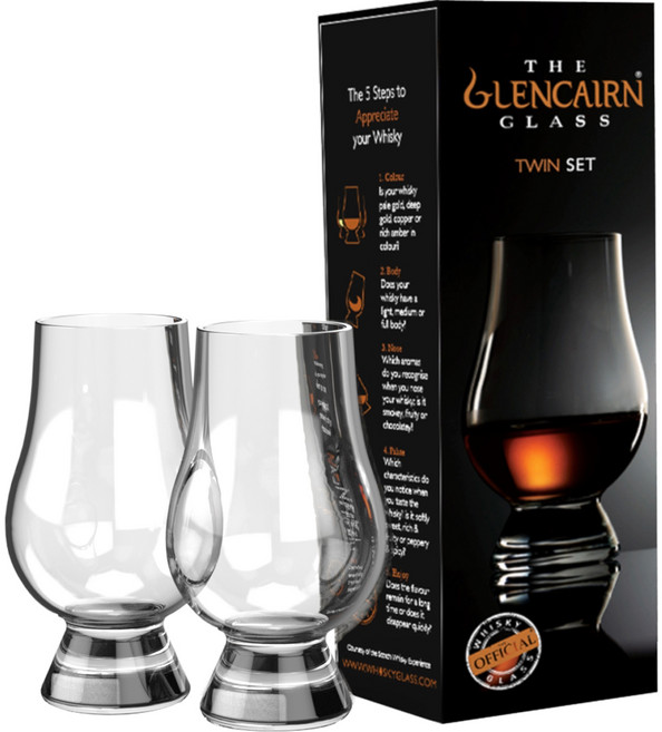 글렌캐런 글래스 위스키 전용잔, 2개