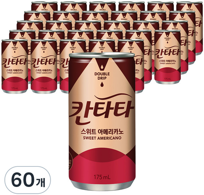 칸타타 스위트 아메리카노, 175ml, 60개