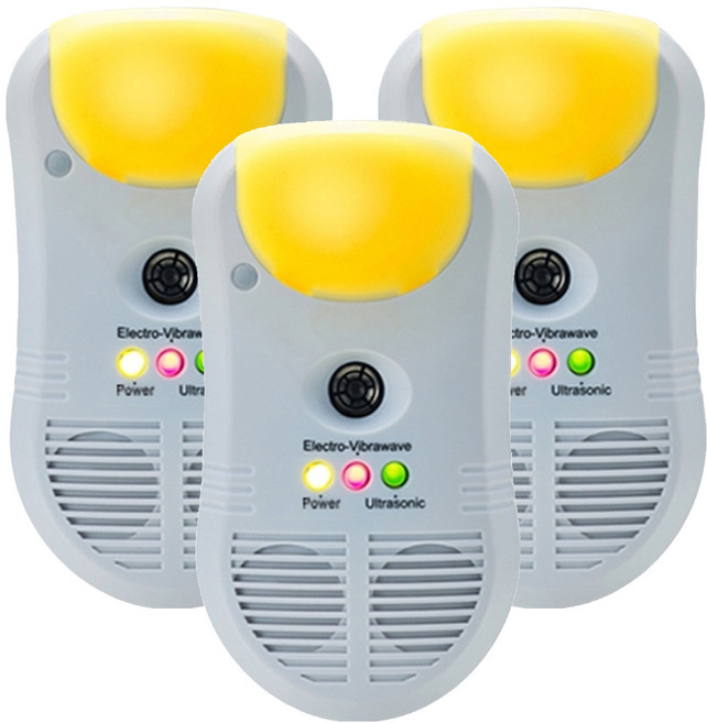 DigiMax 強效型三合一 超音波驅鼠器 臥房專用 UP-11T 155 x 38 x 40mm 100g, 3個, 1入