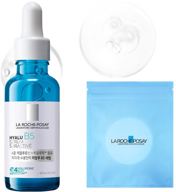 라로슈포제 히알루 B5 수분탄력 세럼 + 화장솜 30매, 30ml, 1개