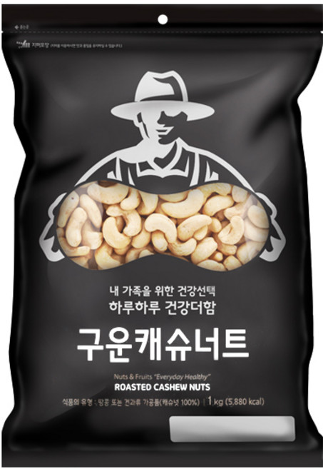 넛츠팜 구운 캐슈너트, 1kg, 1개