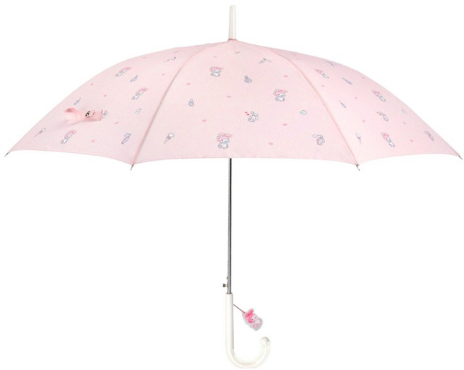 프리티 마이멜로디 60 캐릭터 패션 귀여운 키링 경량 여성장우산