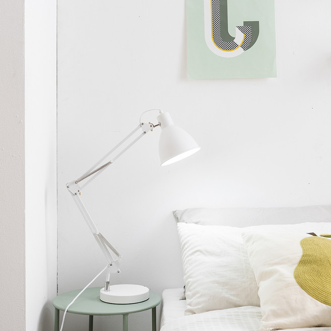 스피아노 다비 제도용 데스크 스탠드 SS-8900S, 화이트