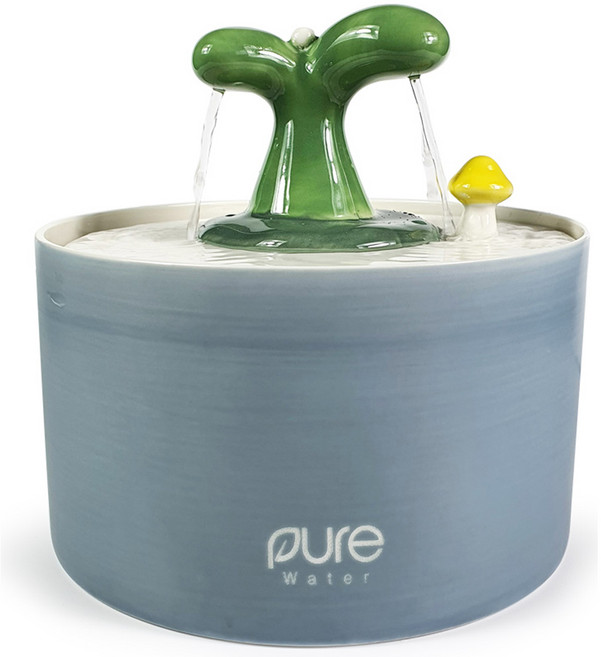 냥이즈멍 세라믹 펫 정수기 2L, 민트, 1개