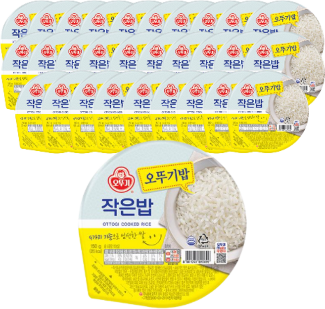 오뚜기 맛있는 작은밥, 150g, 30개